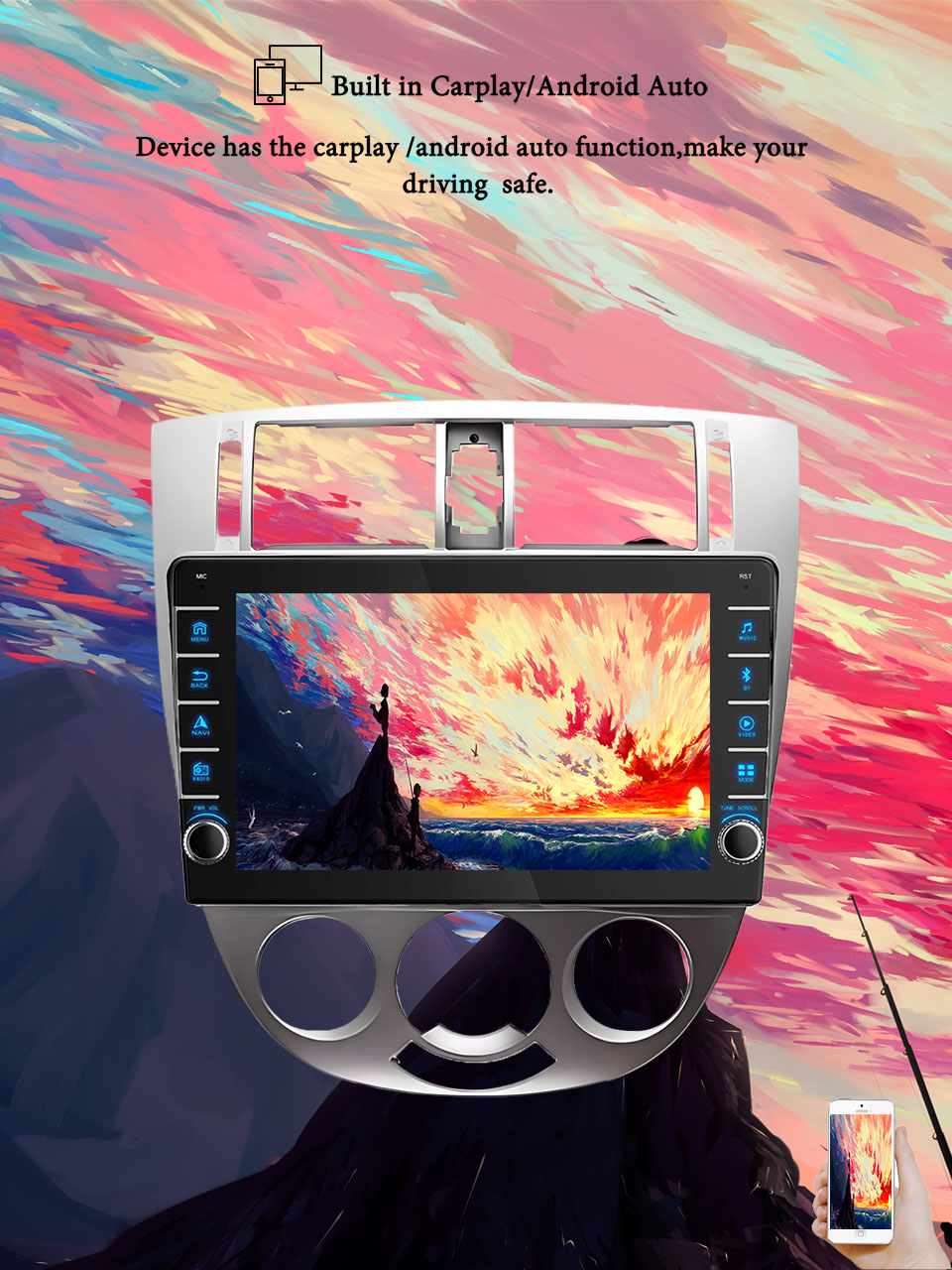 Tablet Danish Mobile & Accessories Photos - 8G+128G Android 14 Dla Chevrolet Lacetti