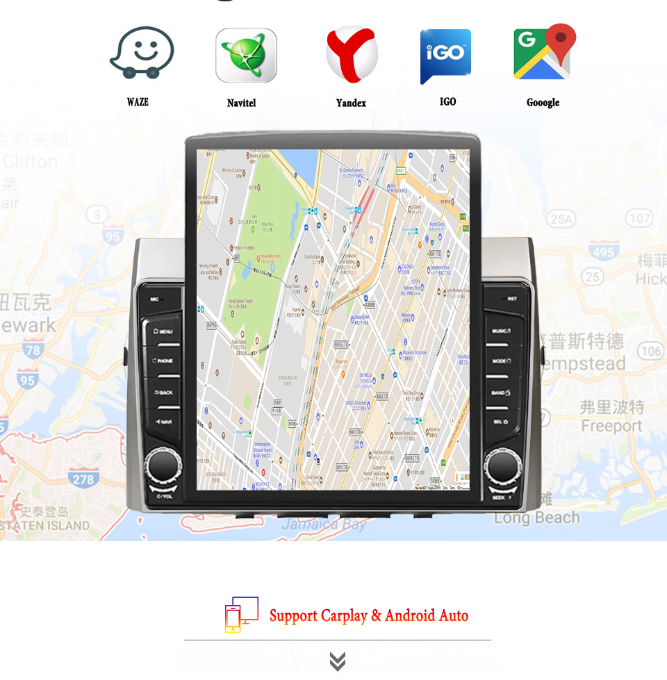 Tablet Danish Mobile & Accessories Photos - 8G+128G Android 14 Dla Toyota Corolla