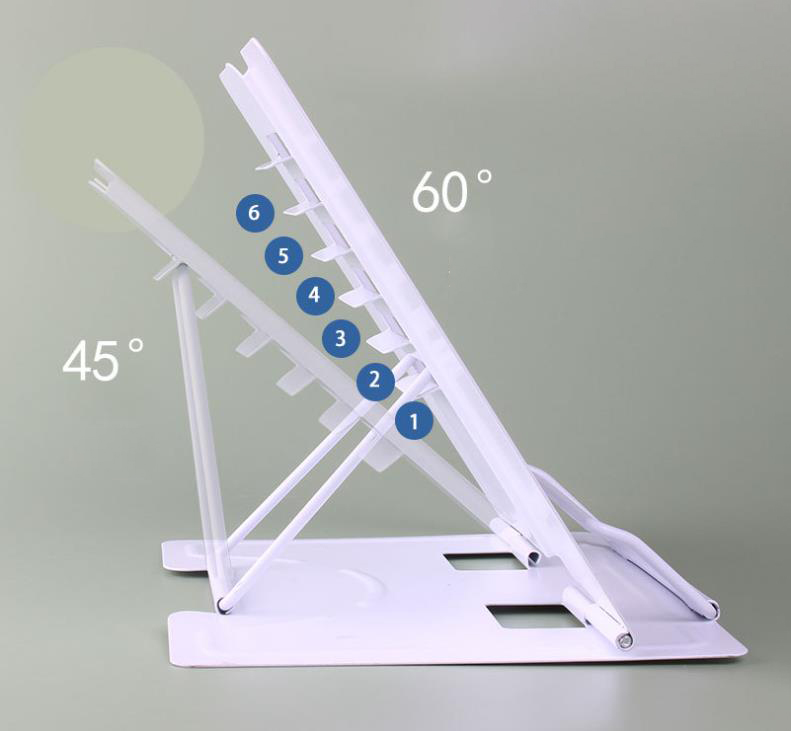 Tablet Reading Accessories - Nowy Regulowany Przenośny Metalowy Stojak na