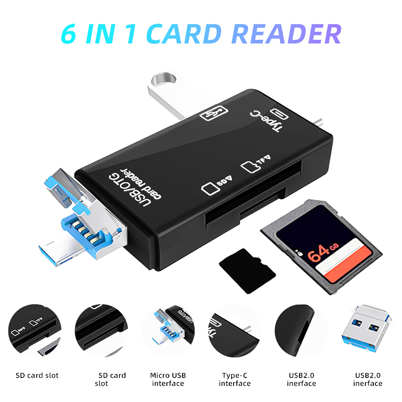 Tablet Reading Accessories - Czytnik kart USB typu C 6
