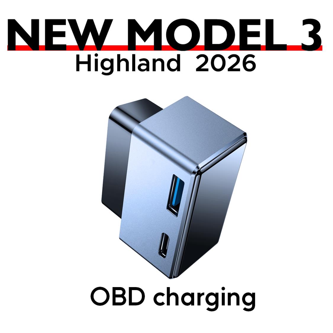 Usb Hub Type C - Aluminiowy adapter OBD do szybkiego ładowania