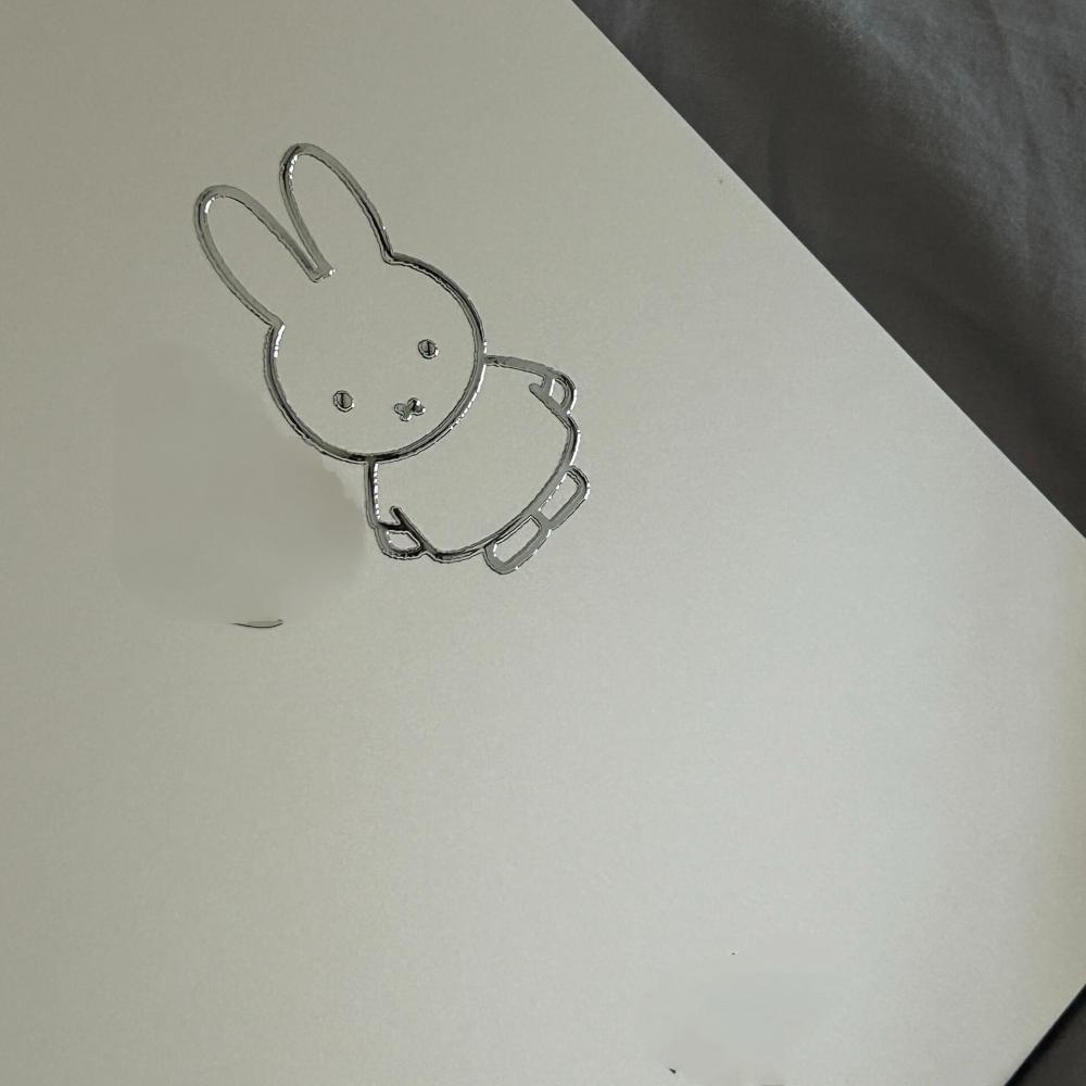 Tablet Accessories For Students - Naklejki metalowe z króliczkiem Miffy, wysoka