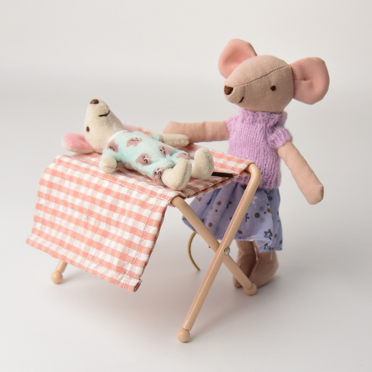 Tablet Accessories Kids - 1/12 miniaturowy stół do przewijania stacja