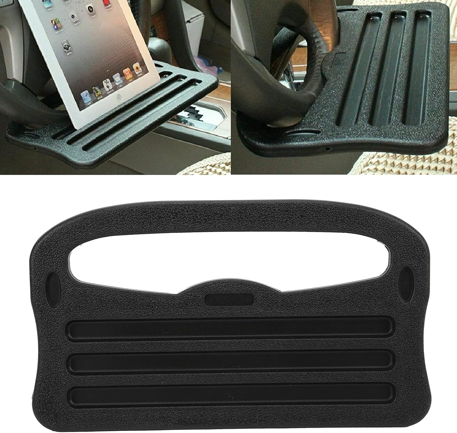 Tablet Car Accessories - 2w1 Taca na kierownicę samochodową, organizer