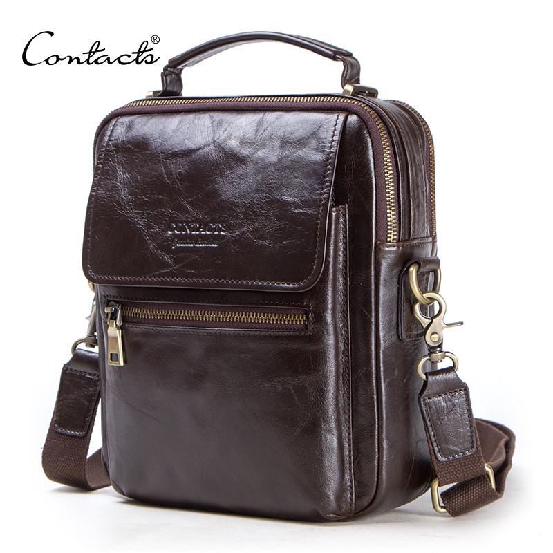 Tablet Shoulder Bag - CONTACT'S nowa torba listonoszka z prawdziwej