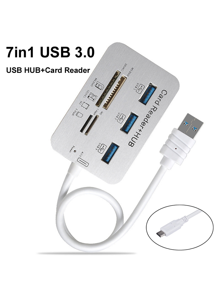 7w1 3 Porty USB TYPE C 3.0 HUB – Usb Hub Type C recenzja i cena