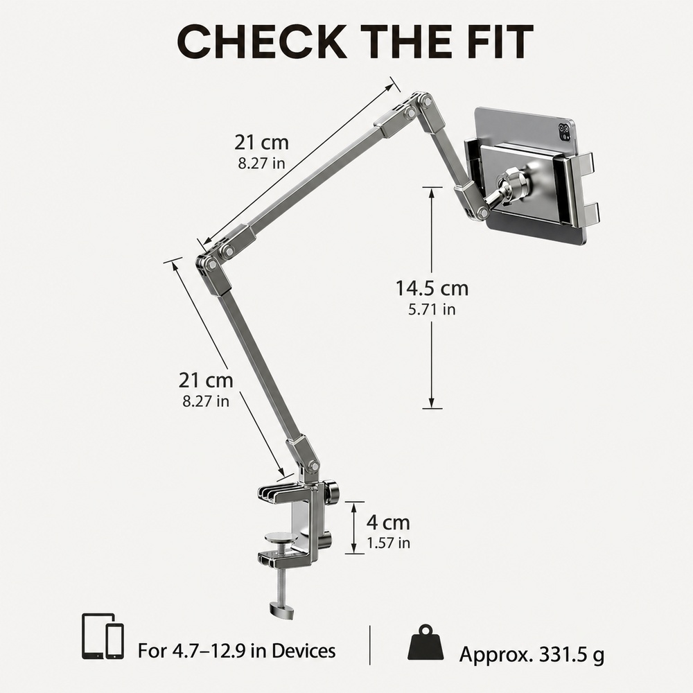 Regulowany uchwyt na telefon d – Tablet Stand Adjustable recenzja i cena