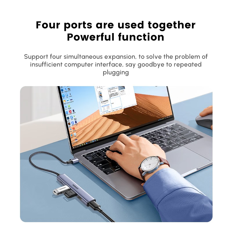 Hub USB UGREEN z 4 portami USB – Usb Hub Type C recenzja i cena