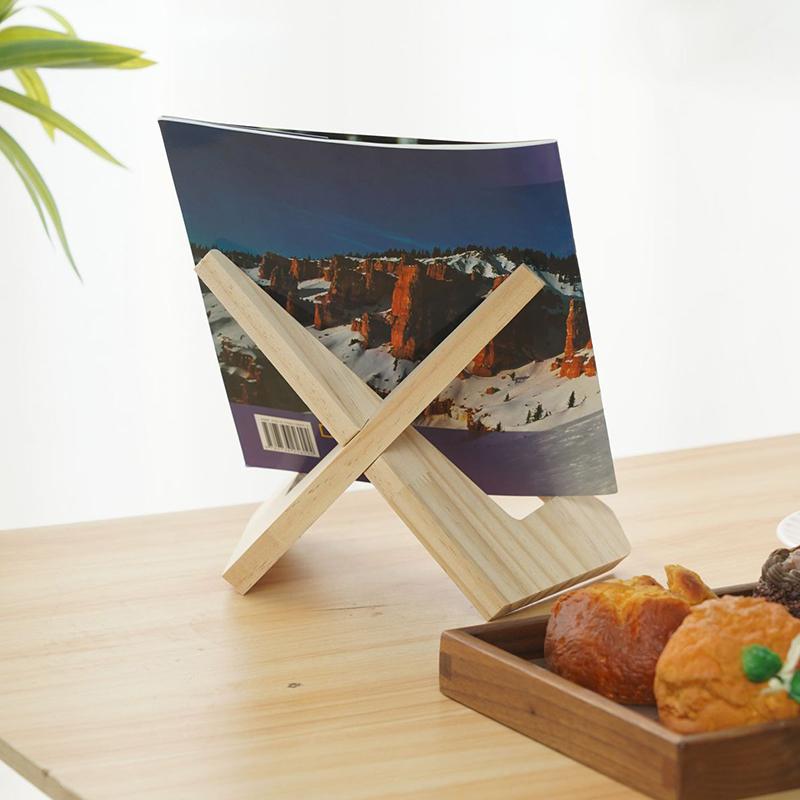 Drewniany stojak na dokumenty  – Tablet Reading Accessories recenzja i cena