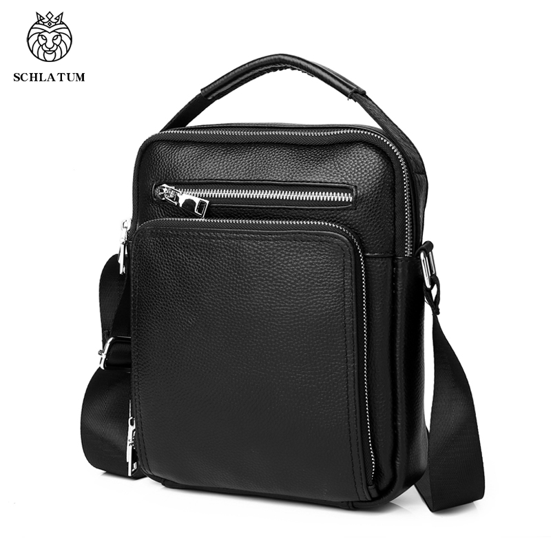 SCHLATUM prawdziwa skórzana mę – Tablet Shoulder Bag recenzja i cena