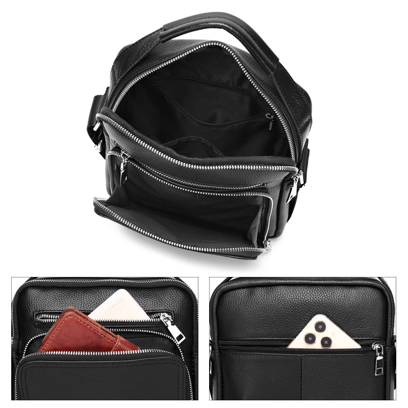 SCHLATUM prawdziwa skórzana mę – Tablet Shoulder Bag recenzja i cena