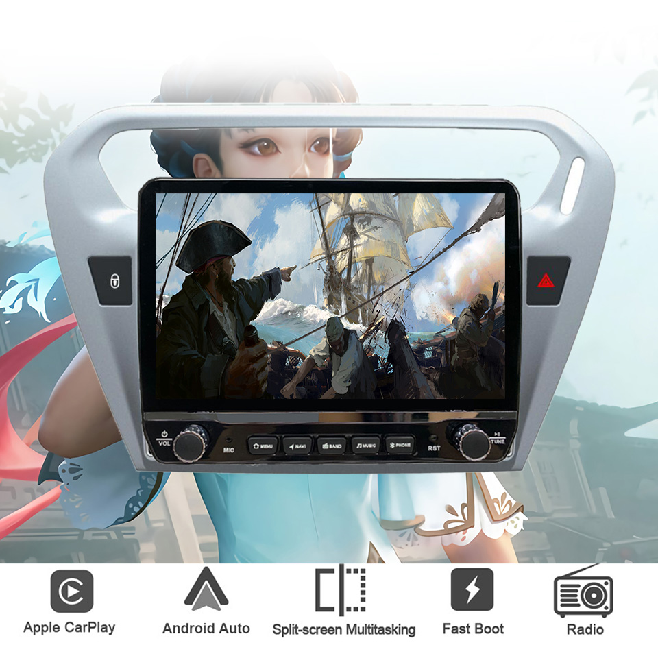 Android 14 Samochodowy Tablet  – Tablet Danish Mobile & Accessories Photos recenzja i cena