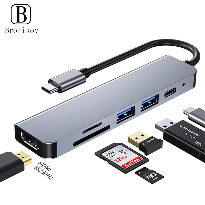 Stacja dokująca 6 w 1 PD typu  – Usb Hub Type C recenzja i cena