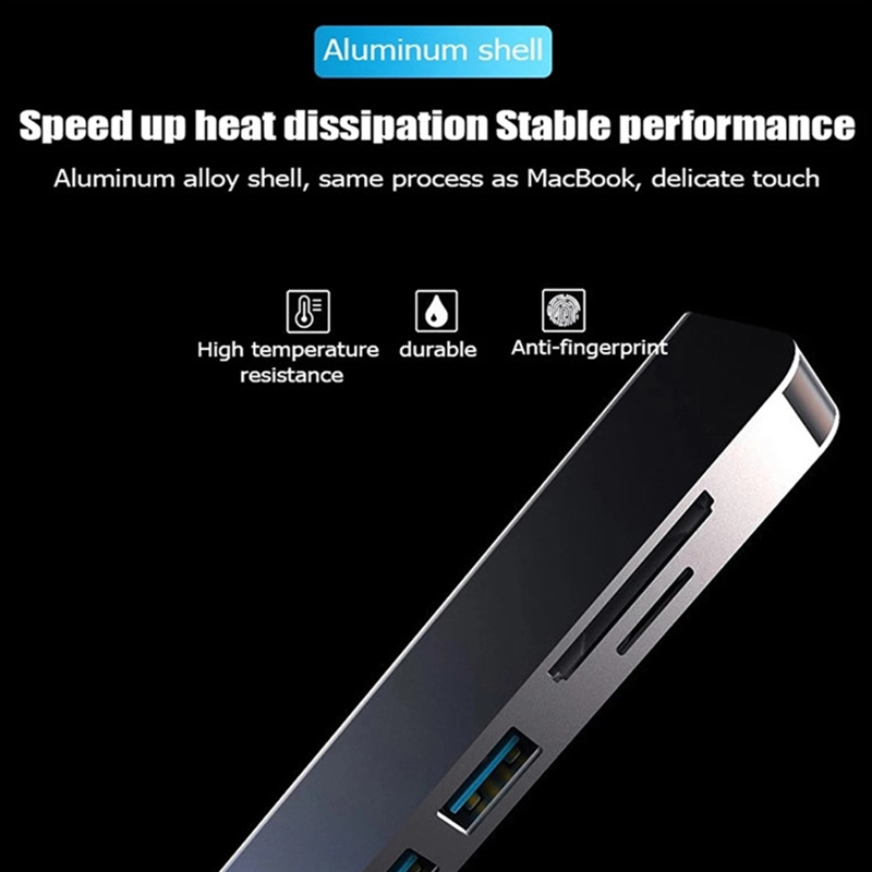 Stacja dokująca 6 w 1 PD typu  – Usb Hub Type C recenzja i cena